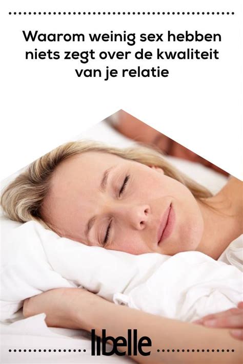 Waarom weinig seks niets zegt over je relatie